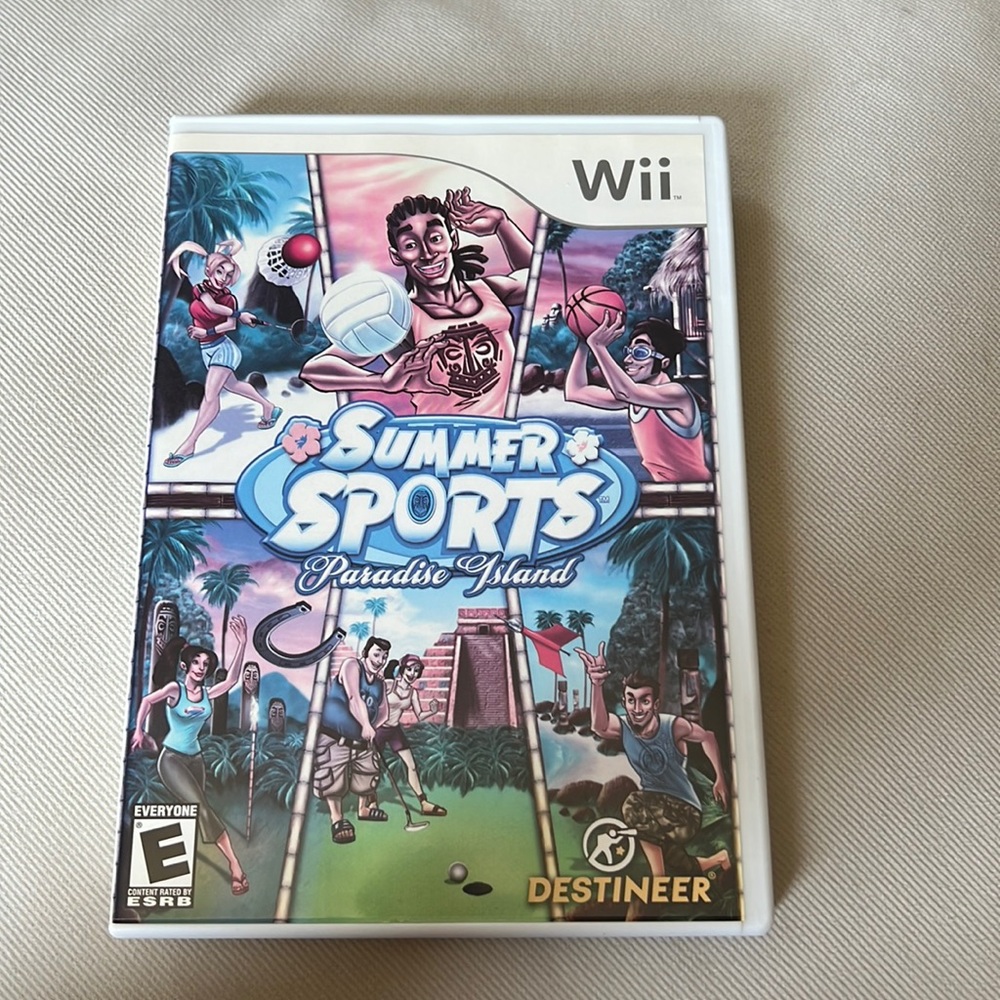 Wii Summer Sports Paradise Island Game Complete